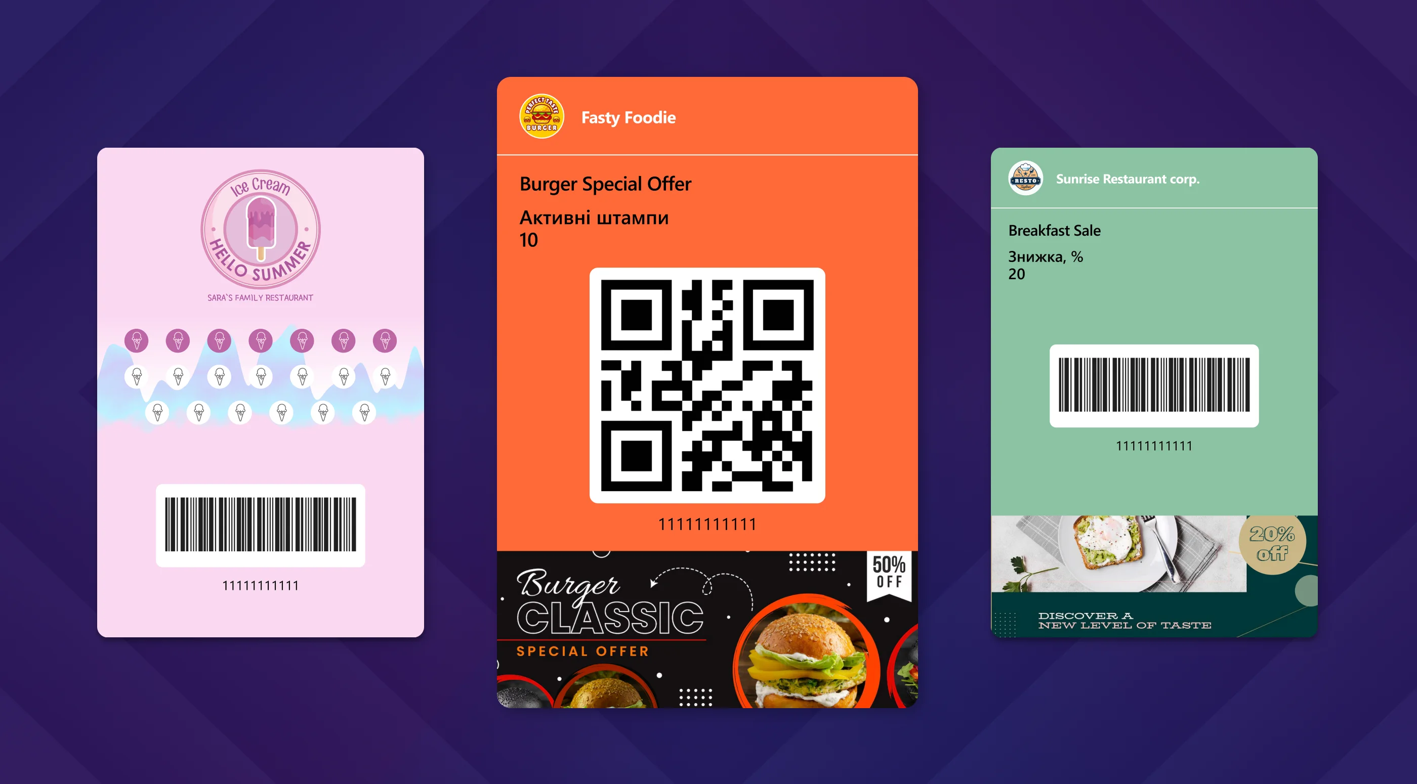 Restoran loyalty cards EC Img 1